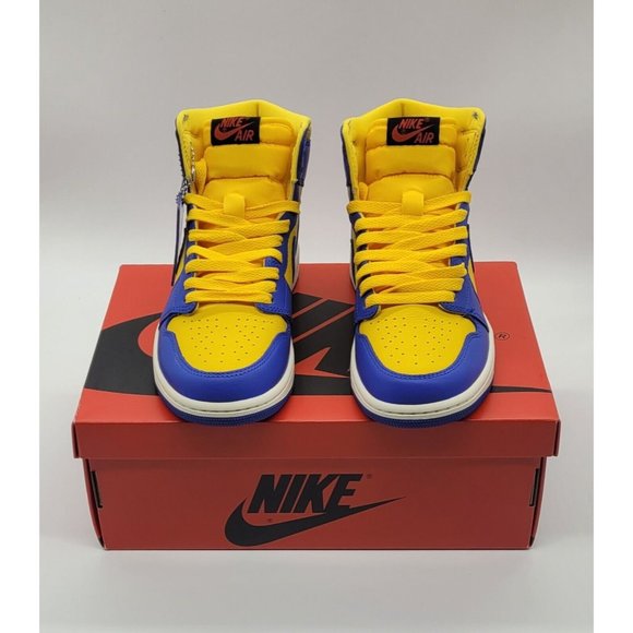 Women's Air Jordan 1 Retro High OG 'Reverse Laney' FD2596-700 - Picture 4 of 9